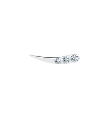 Puce STARDUST droite - 3 diamants, poids total 0,22ct approx. - Or blanc 750‰ La Brune & La Blonde