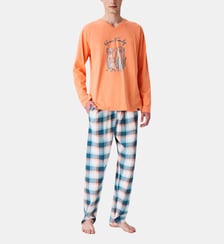 Pyjama en jersey de coton épais - We are family Arthur