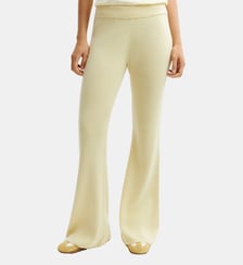 Pantalon évasé à côtes Bompard