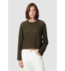 Pull tricot ajouré Ikks