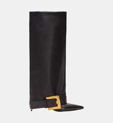 Bottes Anthem en cuir de veau Balmain