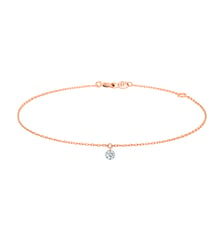 Bracelet 360° - Diamant 0,10ct - Or rose 750‰ La Brune & La Blonde