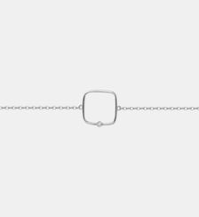 Bracelet souple mono-motif Pour Toujours en Argent avec diamant blanc La Garçonne Diamant