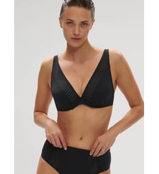 Haut de maillot de bain triangle avec armatures - Noir Simone Pérèle
