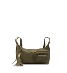 Sac à main zippé multipoches S premier flirt en cuir signature Lancel