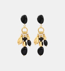 Boucles d'oreilles clips   doré à l'or fin - Loulou Satellite