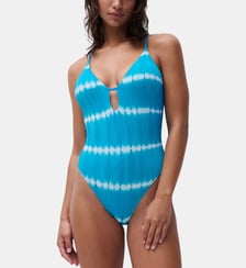 Maillot de bain 1 pièce sans armature plongeant coque Chantelle Pulp