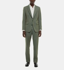 Costume ajusté en twill de laine Fursac