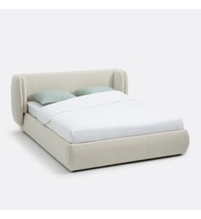 Lit tissu bouclette avec sommier La Redoute Interieurs