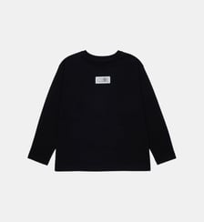 T-shirt à manches longues avec logo MM6 Maison Margiela