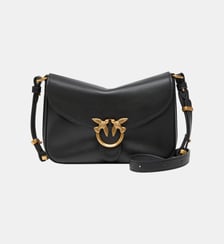 Petit sac bandoulière love satchel en cuir Pinko