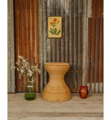 Guéridon en osier Alfred N°1458 - Produit chiné Debongout