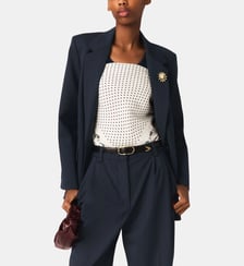 Veste de tailleur à rayures Maje