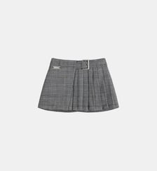 Jupe plissée en laine Balmain