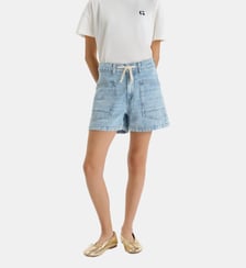Short court Lavandou en denim Le Temps Des Cerises