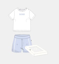 Ensemble T-shirt et short BOSS Kidswear