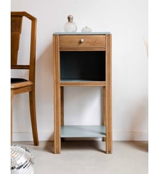Table de chevet en bois Maïa N°1505- Produit chiné Debongout
