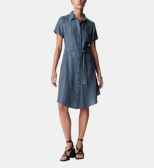 Robe chemise fines rayures Ikks