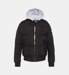 Blouson à capuche moletton Schott
