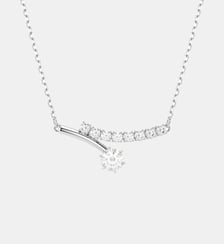 Collier Matrix, Métal rhodié Swarovski