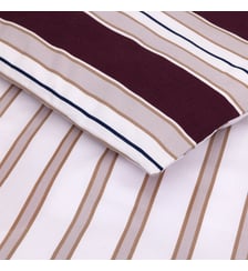 Housse de couette en percale de coton Lacoste Home
