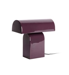 Lampe de Table Cadiz Disc - Violet Foncé - 15x32x30cm Leitmotiv