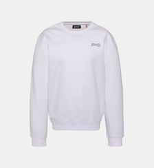 Sweatshirt noir à col rond Schott