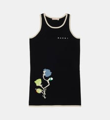 Robe sans manches à motif géométrique Marni