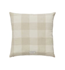 Housse de coussin en coton à motif d'échecs OYOY