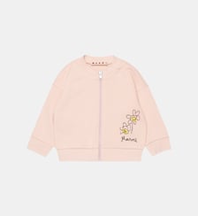 Sweat à fermeture zippée intégrale avec logo Marni