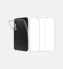 Pack Samsung A54 5G + verre trempé X2 Essentiel B