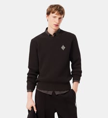 Pull maille perlée badge Lacoste