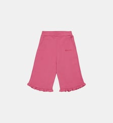 Pantalon en molleton avec volants Marni