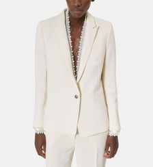 Veste tailleur avec bande dentelle The Kooples