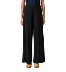 Pantalon large plissé noir Claudie Pierlot