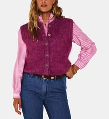 Gilet Sans Manches En Mohair Loulou Maison 123