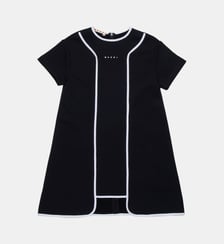 Robe à manches courtes et ligne droite Marni