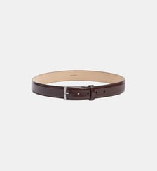Ceinture en cuir glacé Sandro