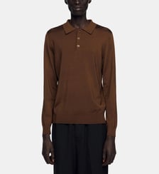 Polo en maille Sandro