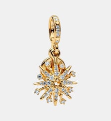Charm Pendant Double Feu d'Artifice Scintillant Pandora