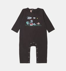 Combinaison bébé avec imprimé devant Marni