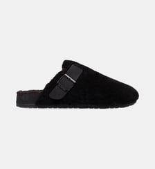 Chaussons Mules ultra confortables et tendance grâce à l'effet sherpa Isotoner