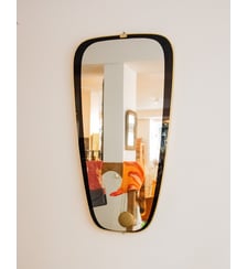 Miroir en laiton sculpté Georges N°1110- Produit chiné Debongout