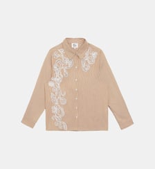 Chemisier manches longues col chemise imprimé à rayures CLEMA La Petite Etoile