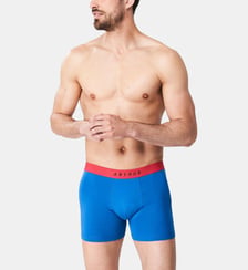 Boxer en jersey de coton - Bleu Arthur