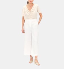 Pantalon pandi 100% lin - Motif uni - Coupe large Caroll