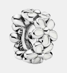 Charm Espaceur Marguerite Blanche Pandora
