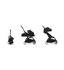 Poussette Yoyo3 - Pack 0+/6+ Noir - cadre noir Stokke