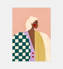Poster   Funky Blouse - Bea Muller Poster & Frame