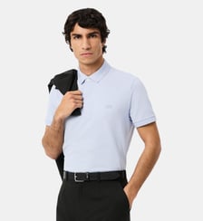 Polo droit en coton piqué stretch Paris Lacoste